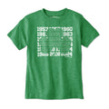 Boston Basketball Championship Dates Shamrock Youth T-Shirt product image 1