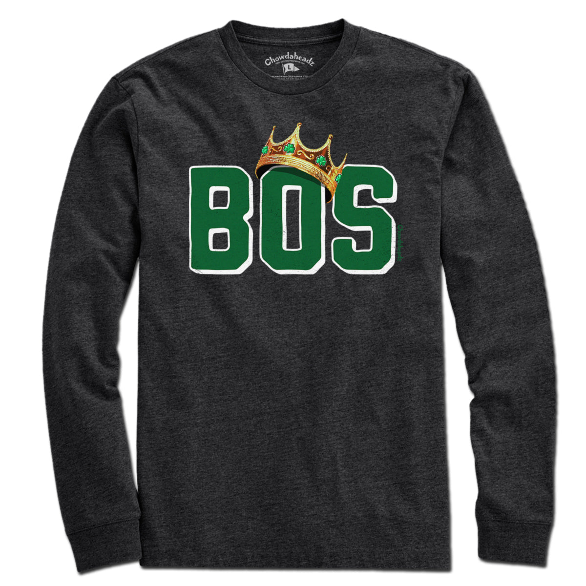 BOS Boston Crowned Basketball Champions T-Shirt product image 3