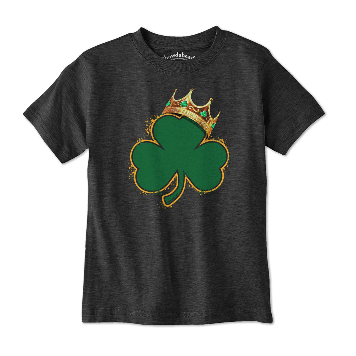 Crowned Shamrock Boston Basketball Champions Youth T-Shirt product image 1