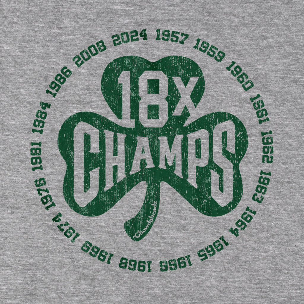 18x Boston Basketball Champions Shamrock Hoodie product image 2