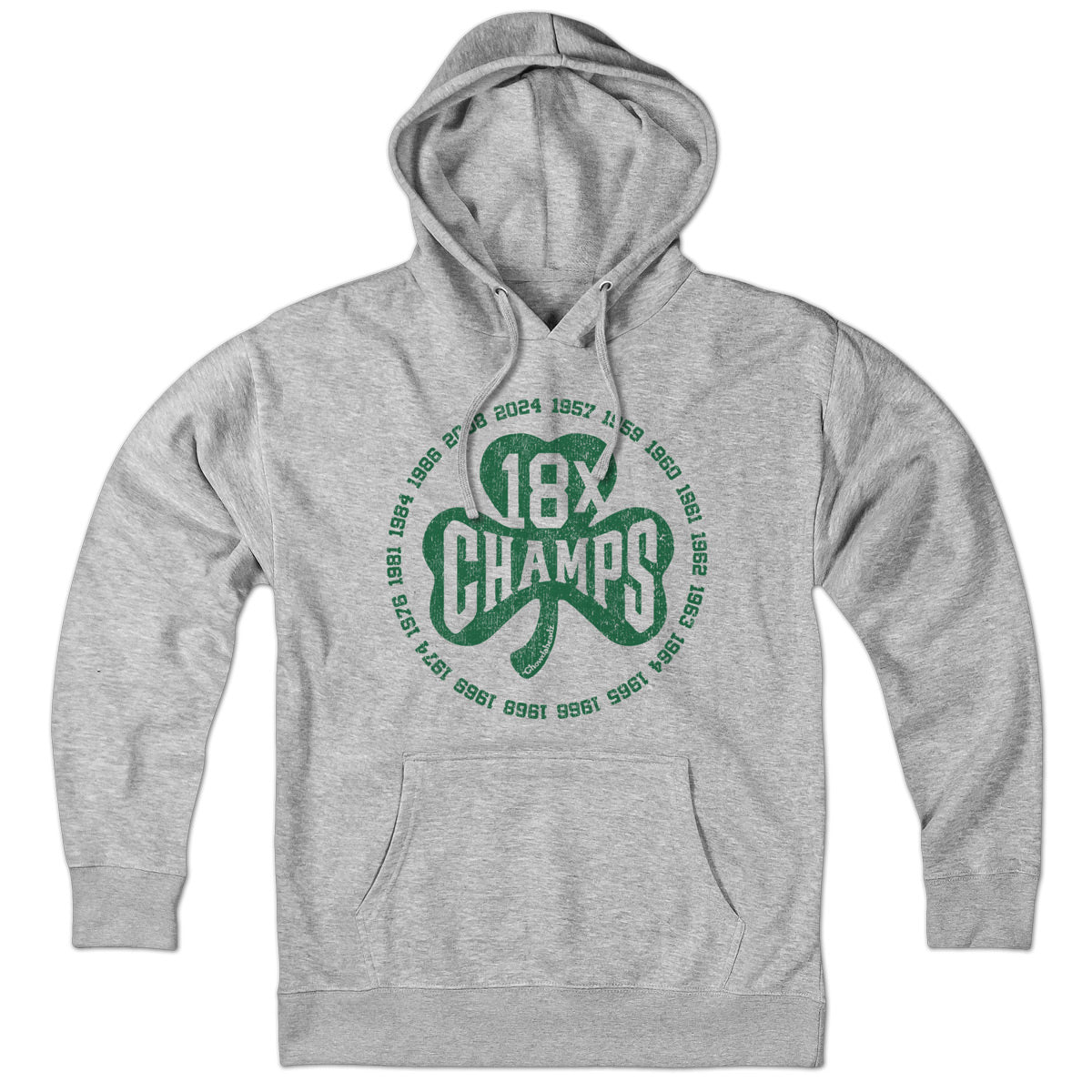 18x Boston Basketball Champions Shamrock Hoodie product image 1