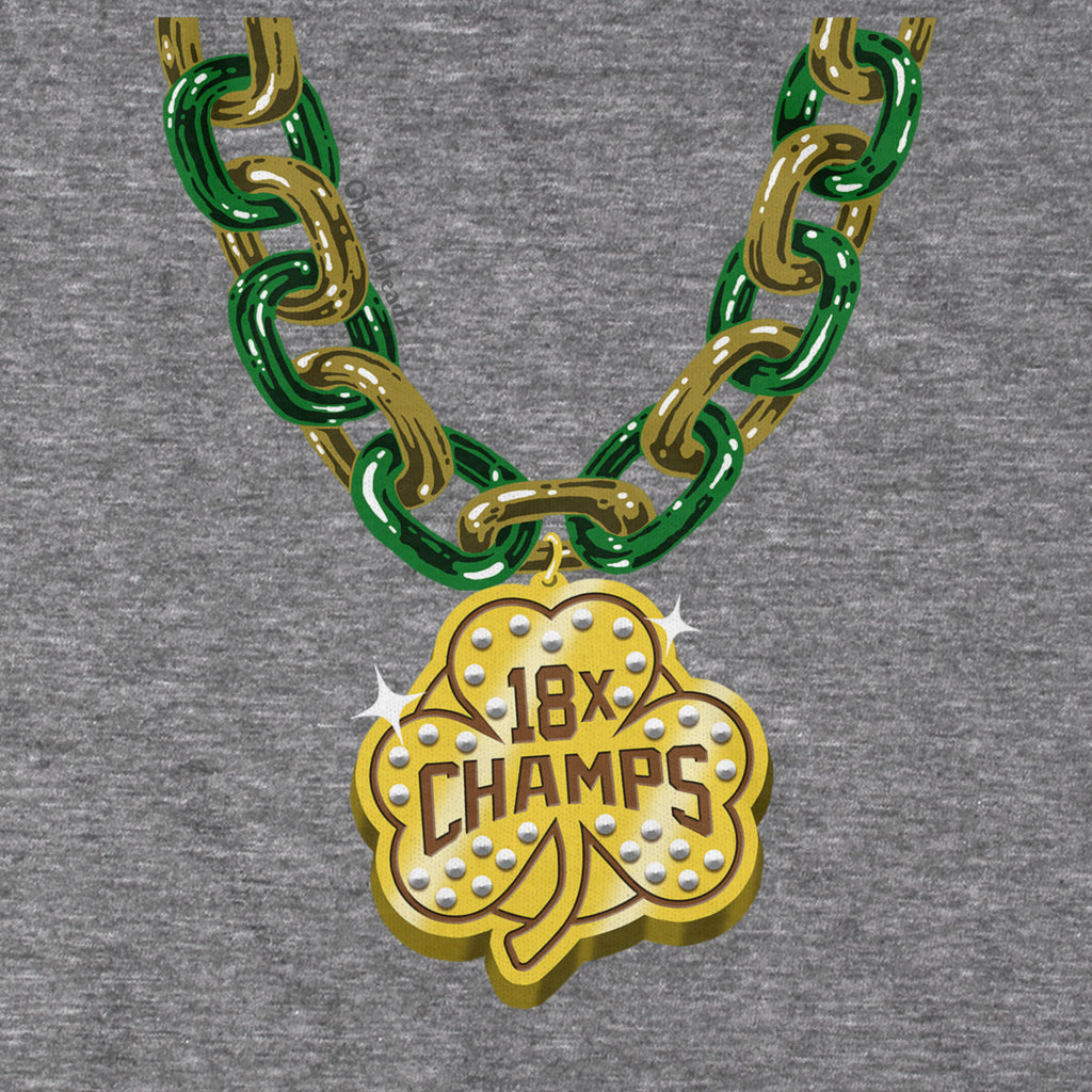 Boston Basketball Champions Shamrock Chain Youth T-Shirt product image 2