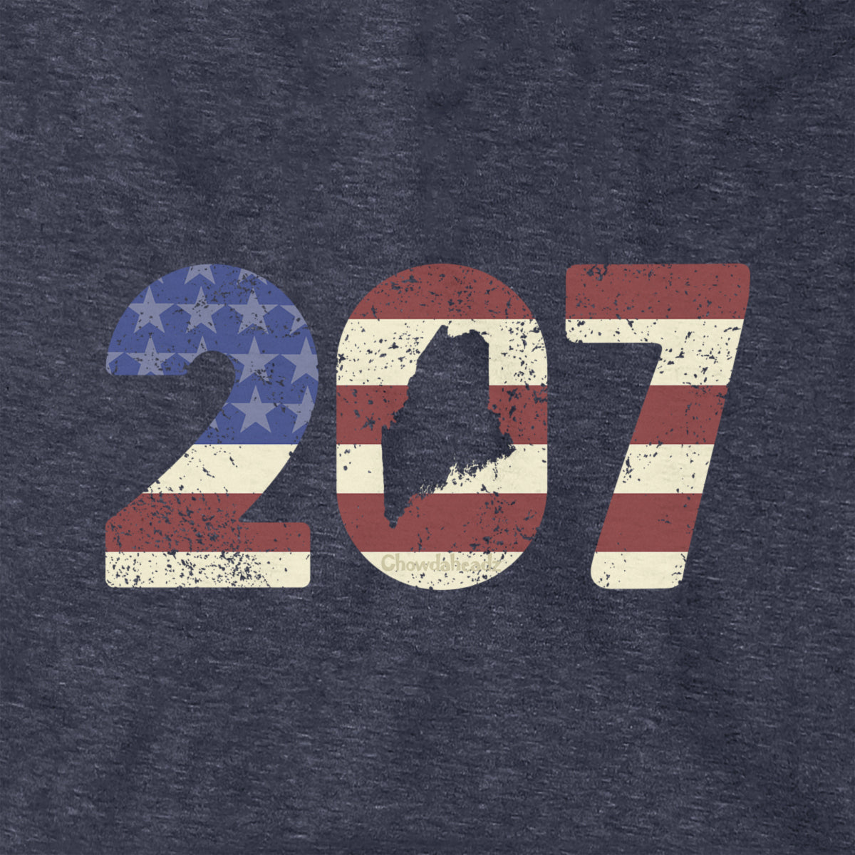 Patriotic 207 Maine Hoodie product image 2