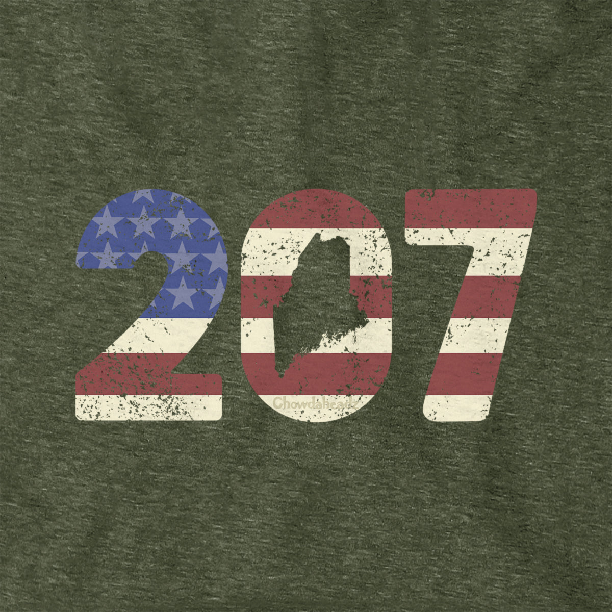 Patriotic 207 Maine Hoodie product image 6