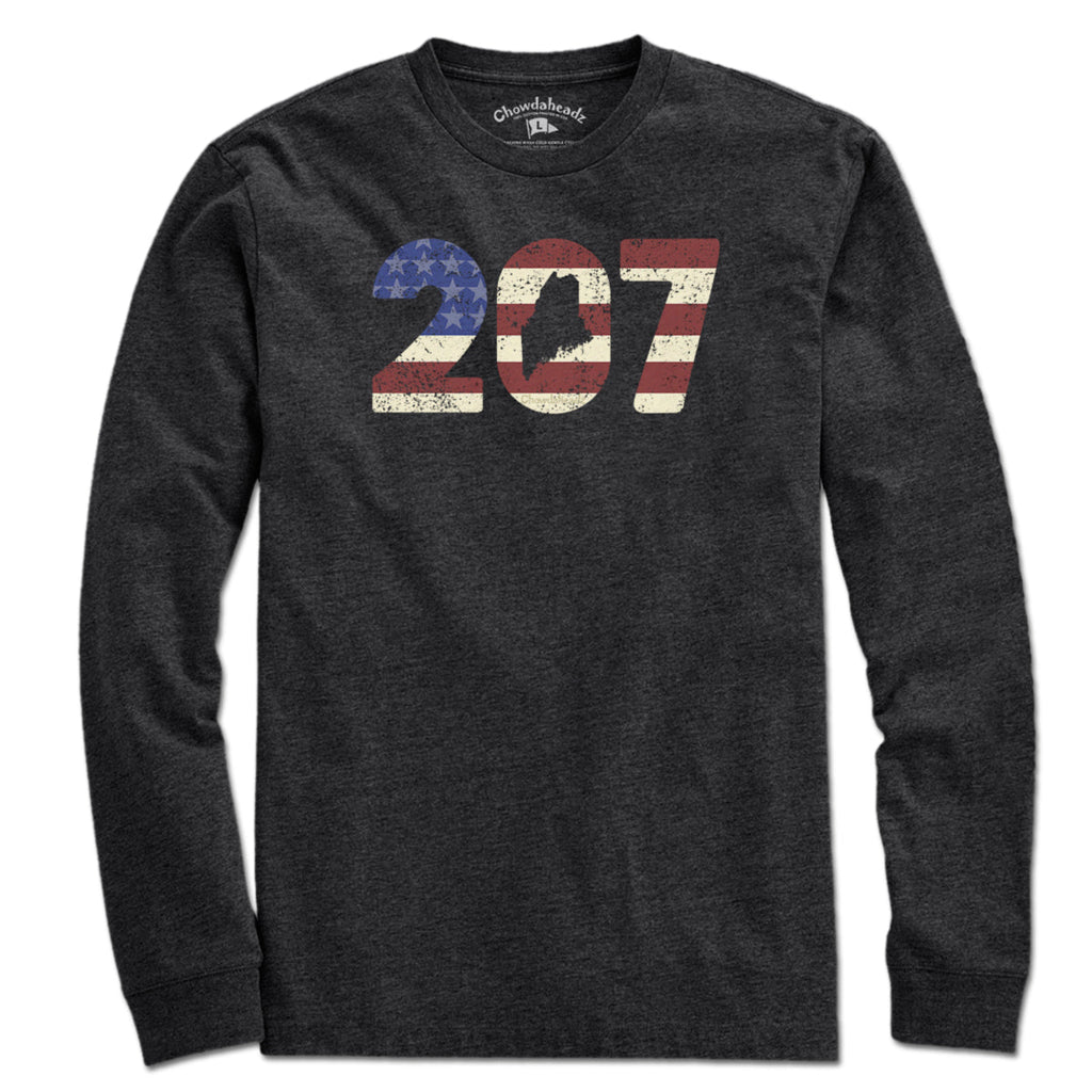Patriotic 207 Maine T-Shirt product image 7