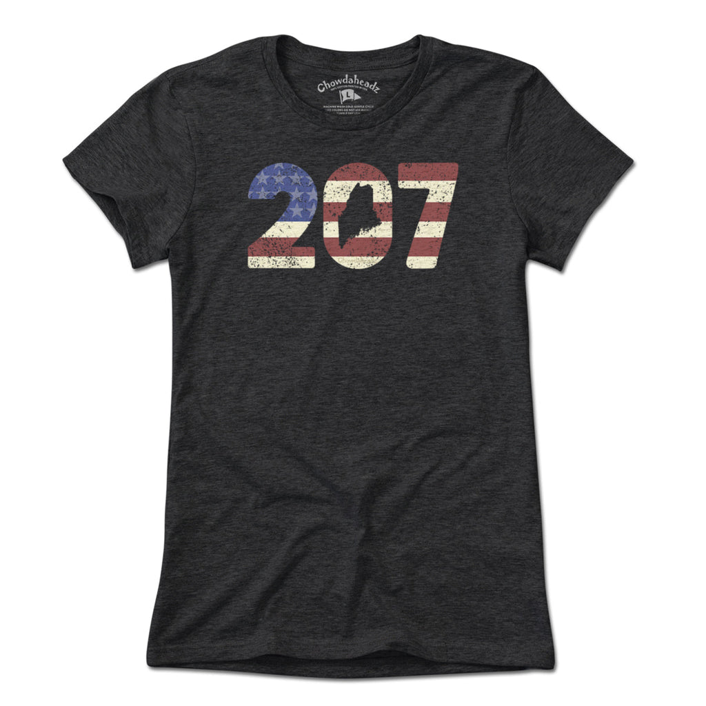 Patriotic 207 Maine T-Shirt product image 8