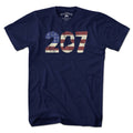 Patriotic 207 Maine T-Shirt product image 1