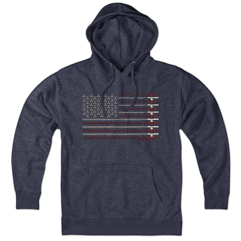 USA Fishing Flag Hoodie product image 1