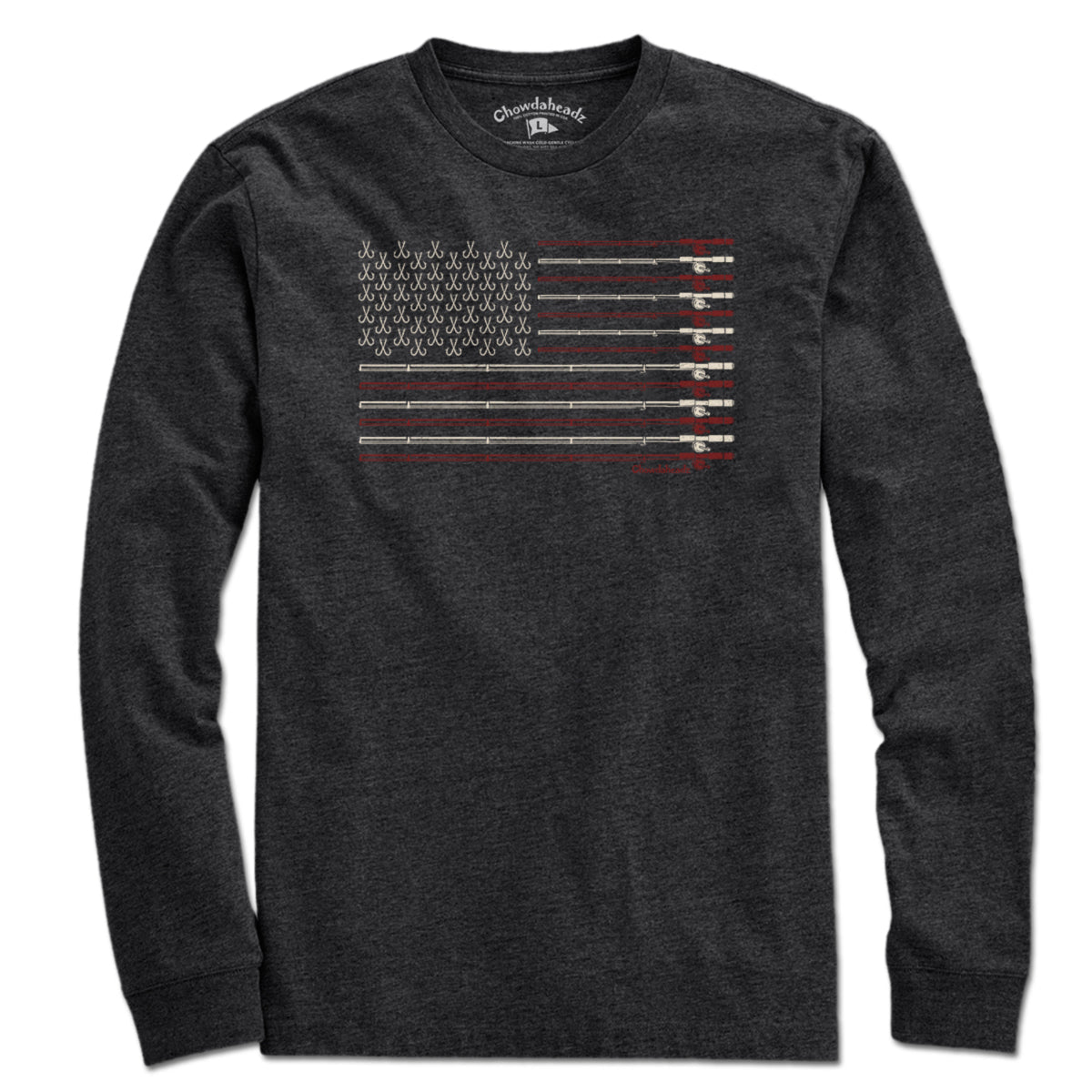 USA Fishing Flag T-Shirt product image 7