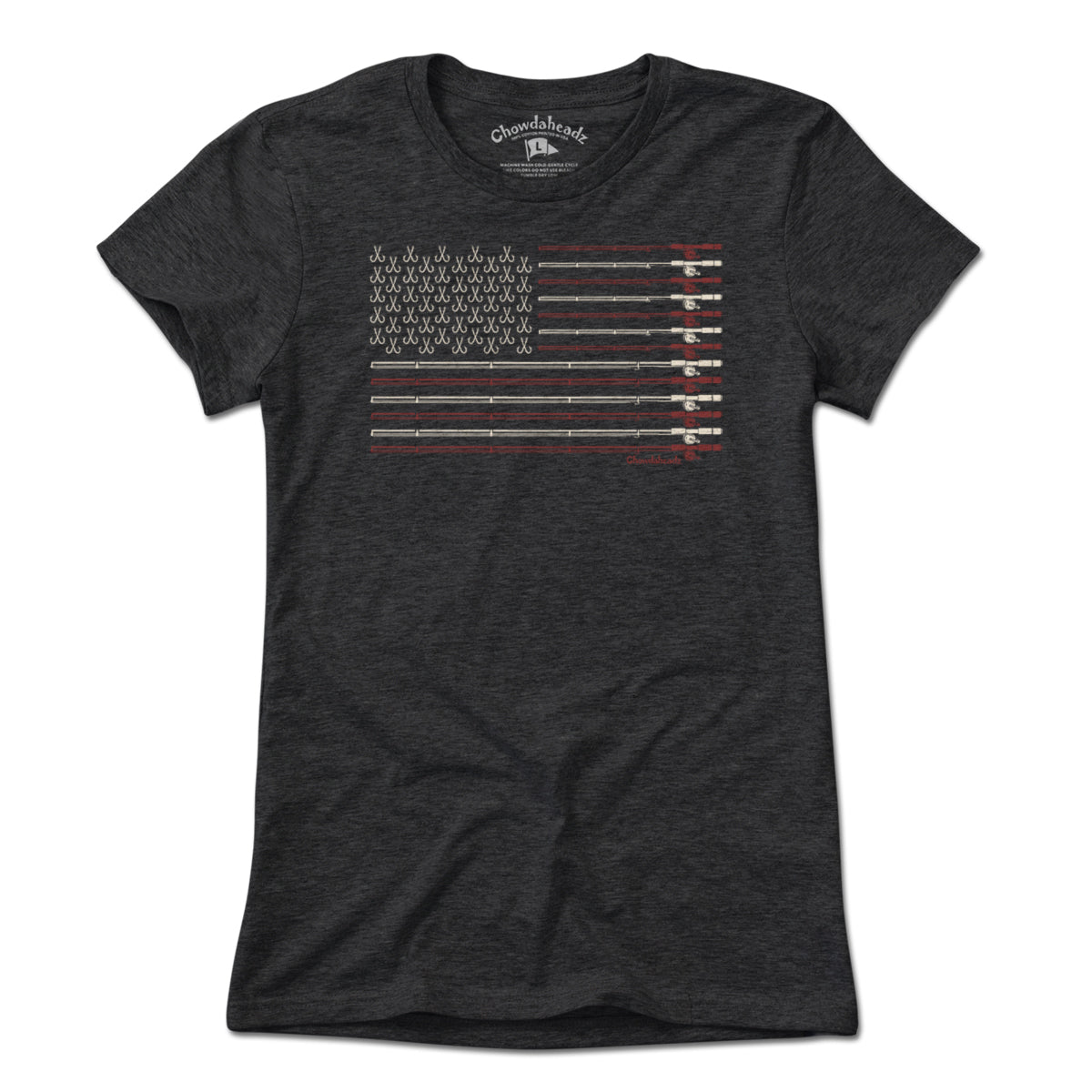 USA Fishing Flag T-Shirt product image 8
