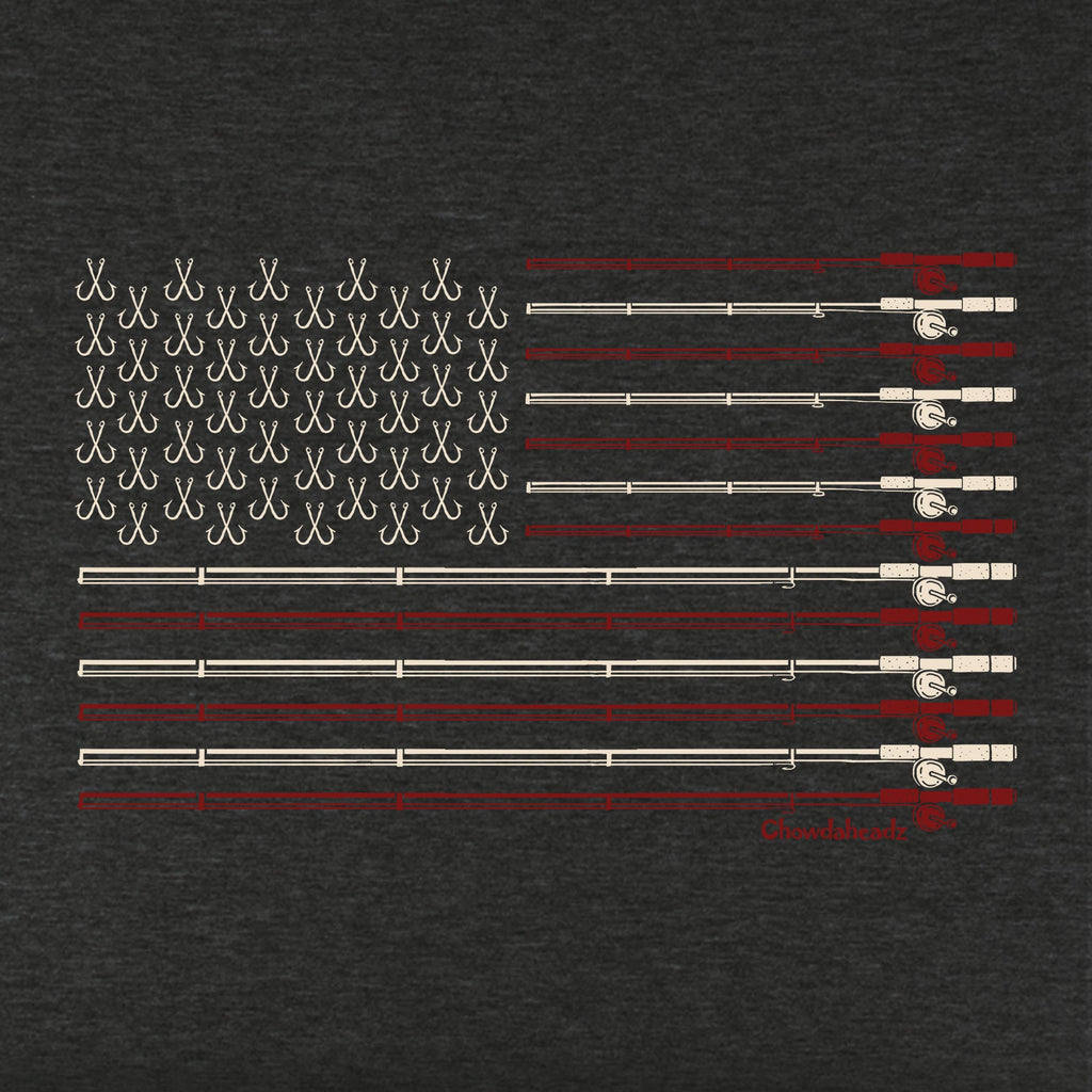 USA Fishing Flag Youth Hoodie product image 4