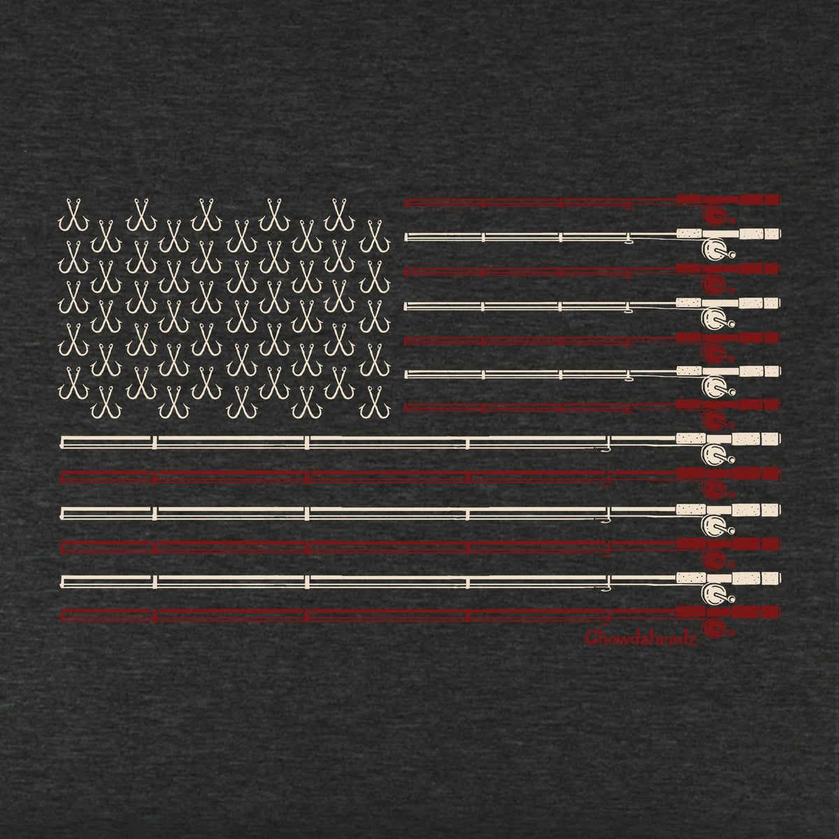 USA Fishing Flag Youth Hoodie product image 4