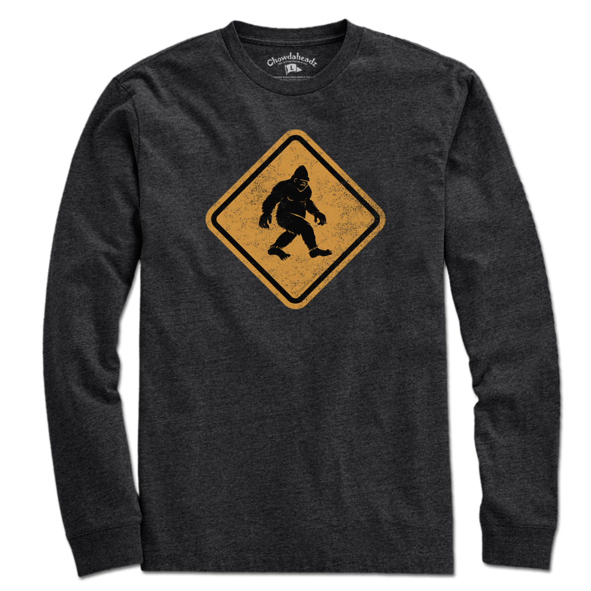 Bigfoot Crossing Sign T-Shirt product image 2
