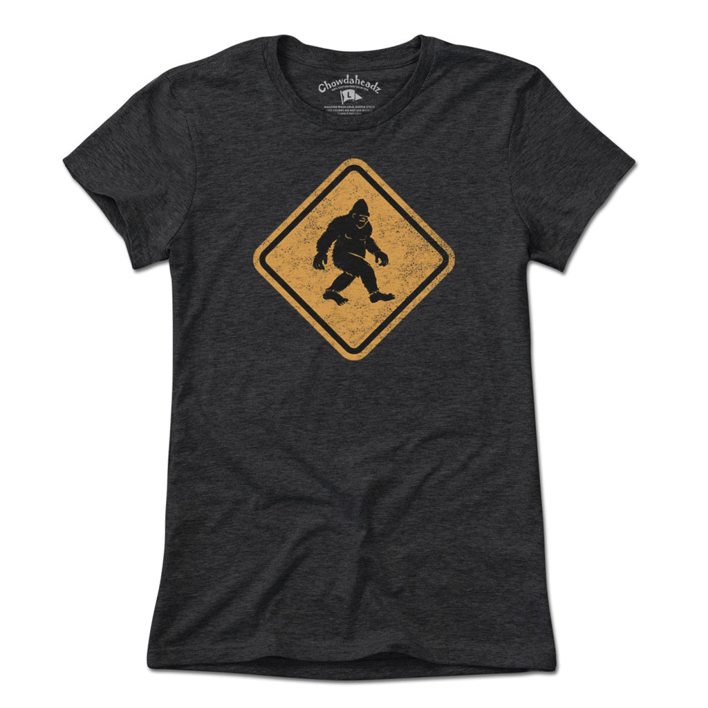 Bigfoot Crossing Sign T-Shirt product image 3