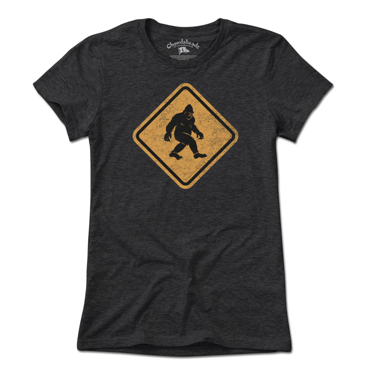 Bigfoot Crossing Sign T-Shirt product image 3