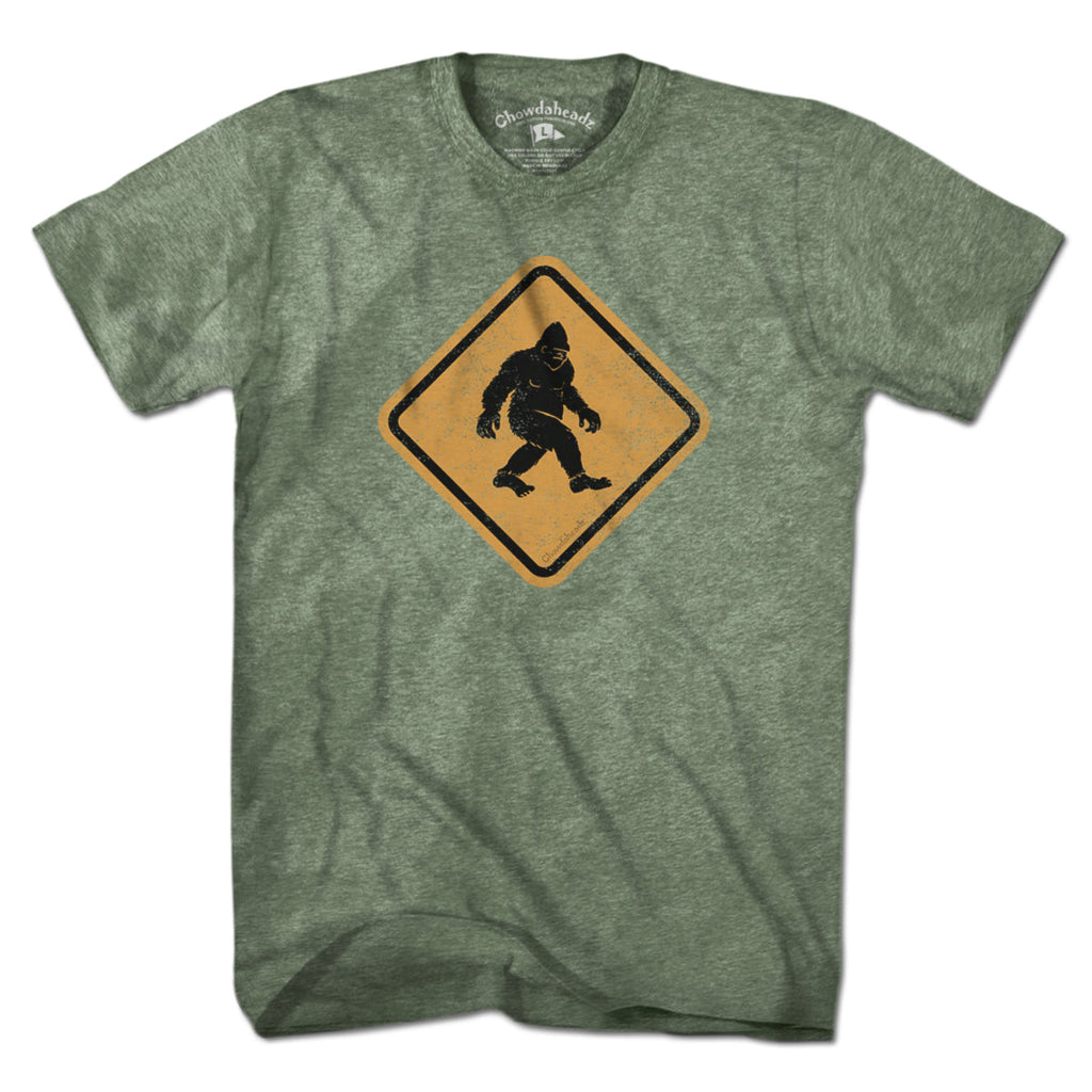 Bigfoot Crossing Sign T-Shirt product image 5