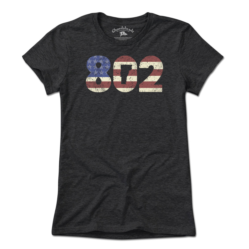 Patriotic 802 Vermont T-Shirt product image 8