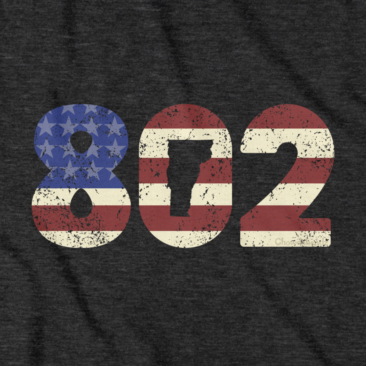 Patriotic 802 Vermont T-Shirt product image 6