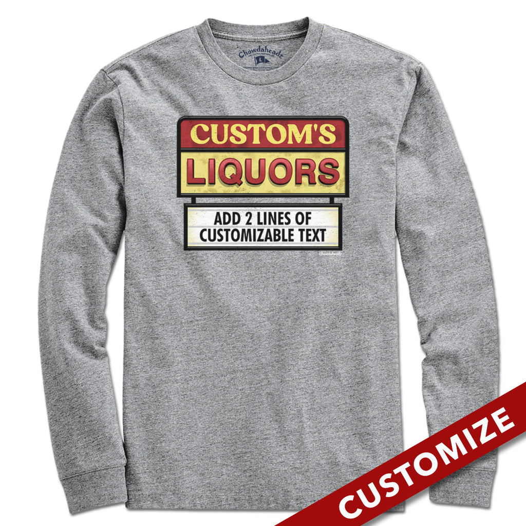Custom Name's Liquors Sign T-Shirt product image 3