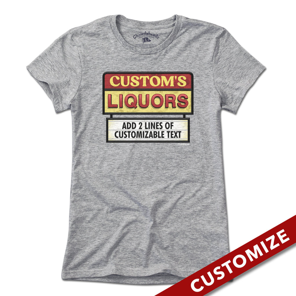 Custom Name's Liquors Sign T-Shirt product image 4