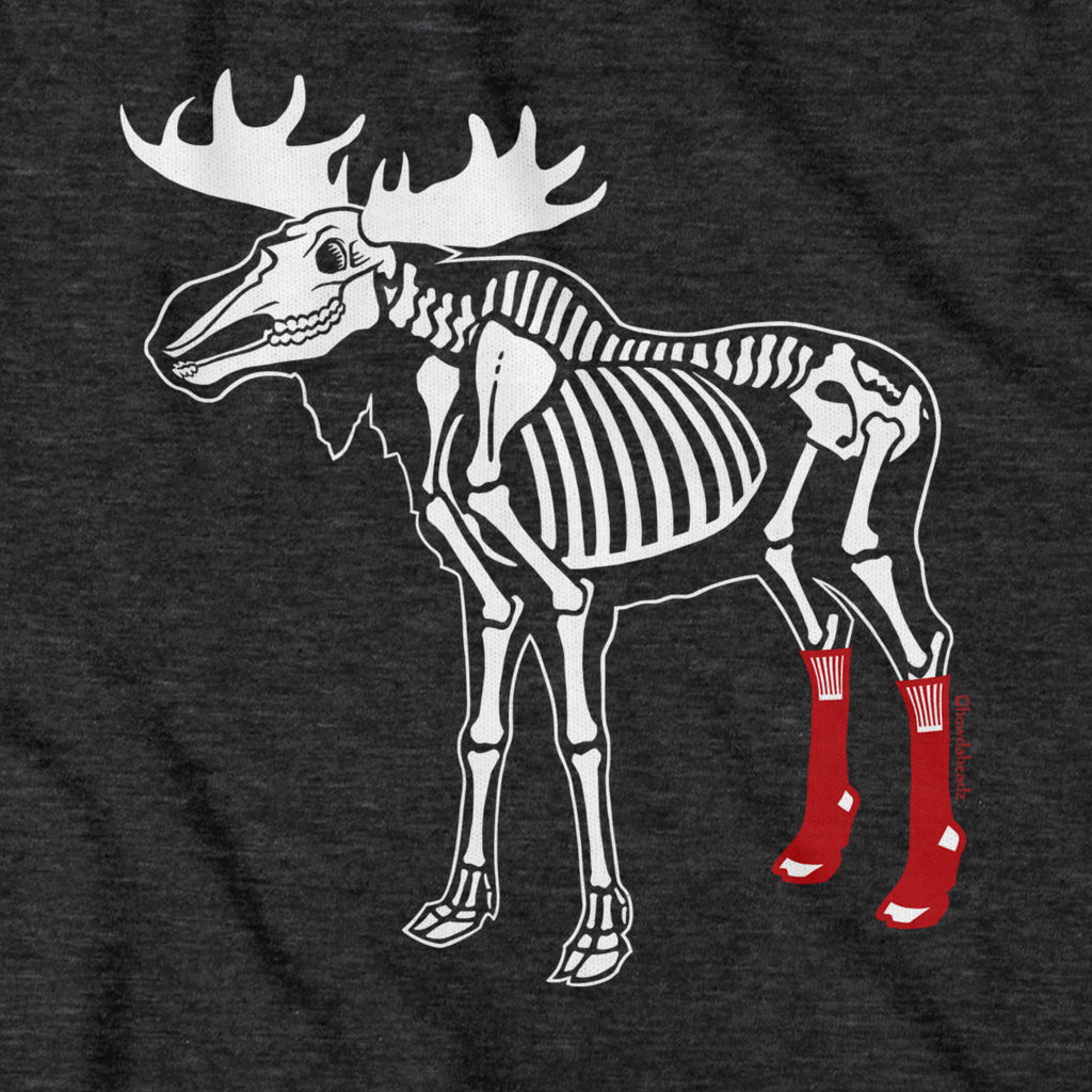 Socks On Moose Skeleton T-Shirt
