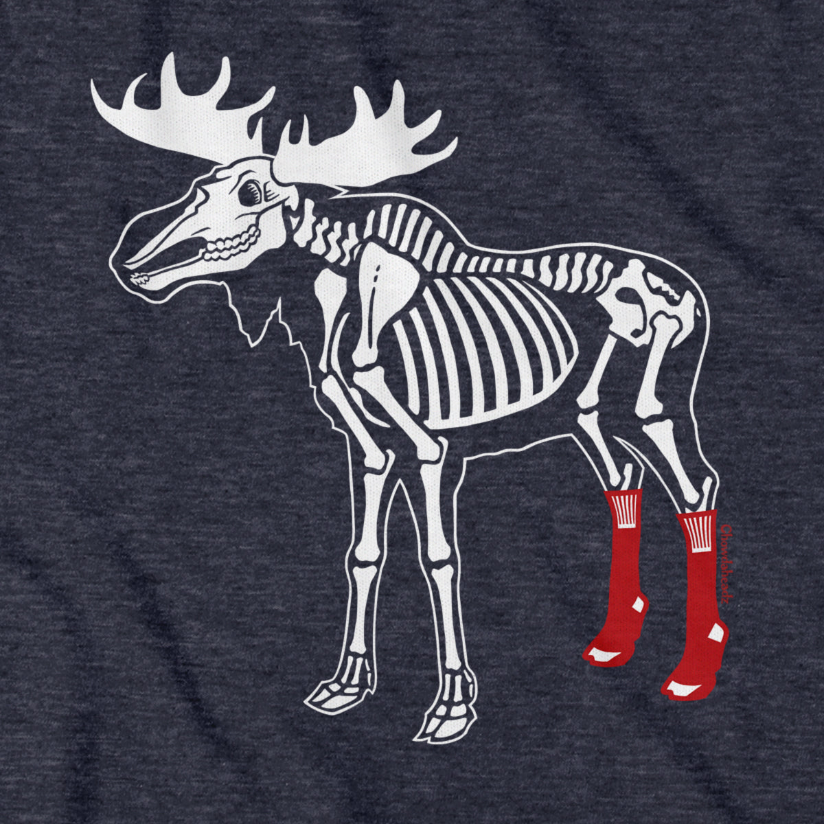 Socks On Moose Skeleton T-Shirt