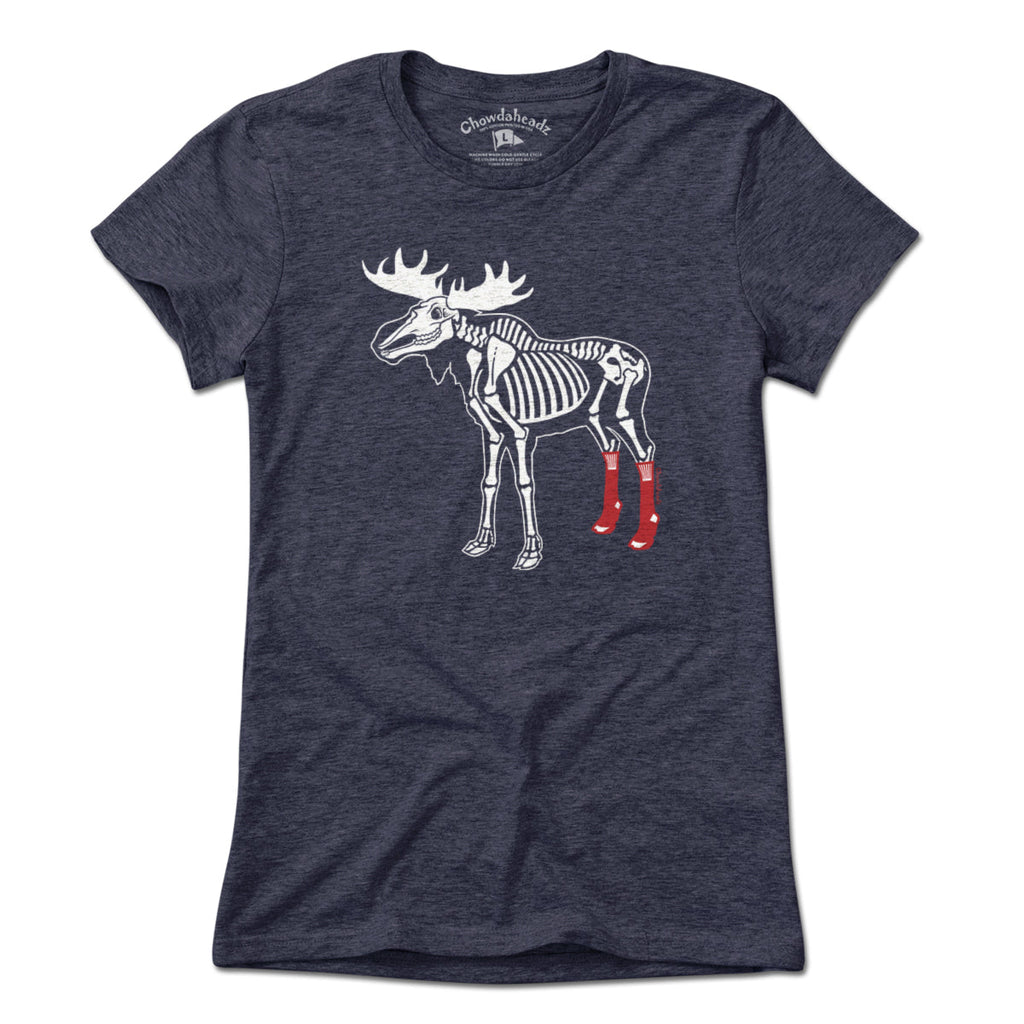 Socks On Moose Skeleton T-Shirt