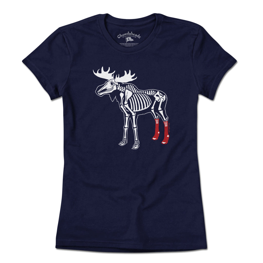 Socks On Moose Skeleton T-Shirt