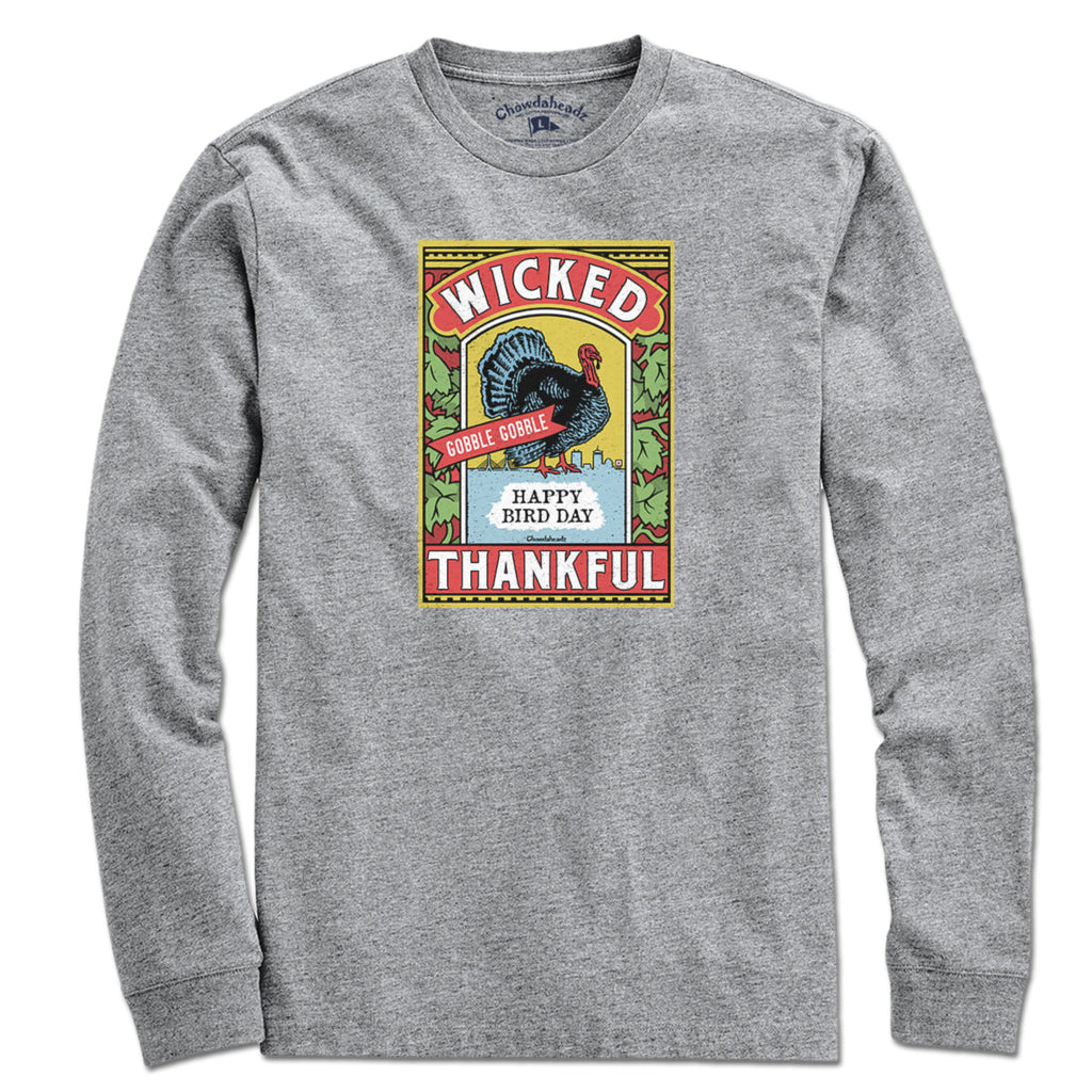 Wicked Thankful Turkey Label T-Shirt product image 11