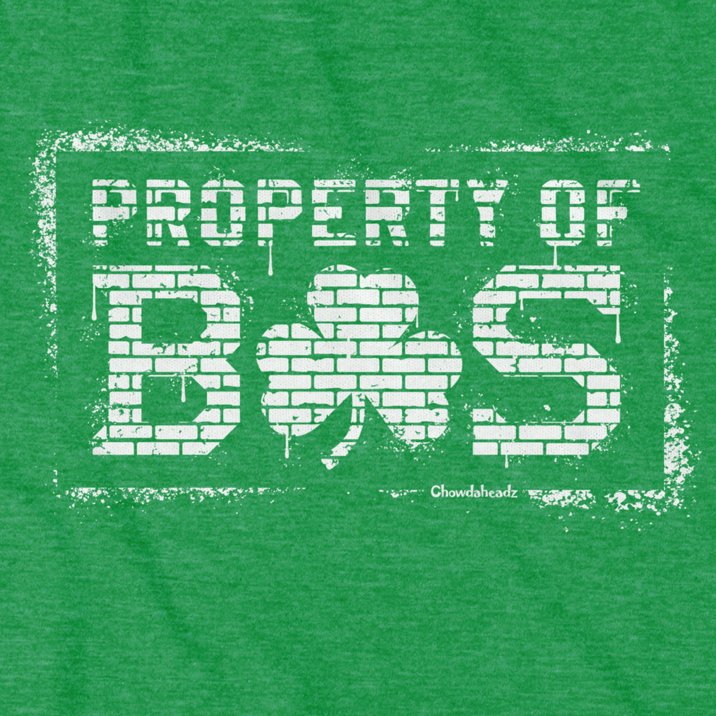 Property of BOS Shamrock Graffiti Youth T-Shirt product image 2