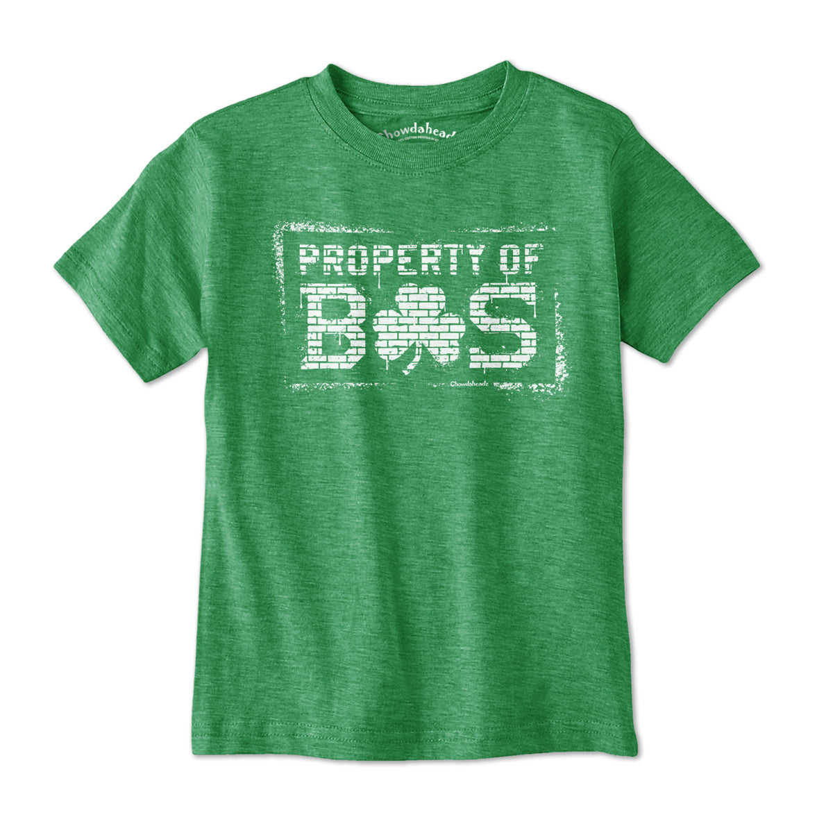 Property of BOS Shamrock Graffiti Youth T-Shirt product image 1