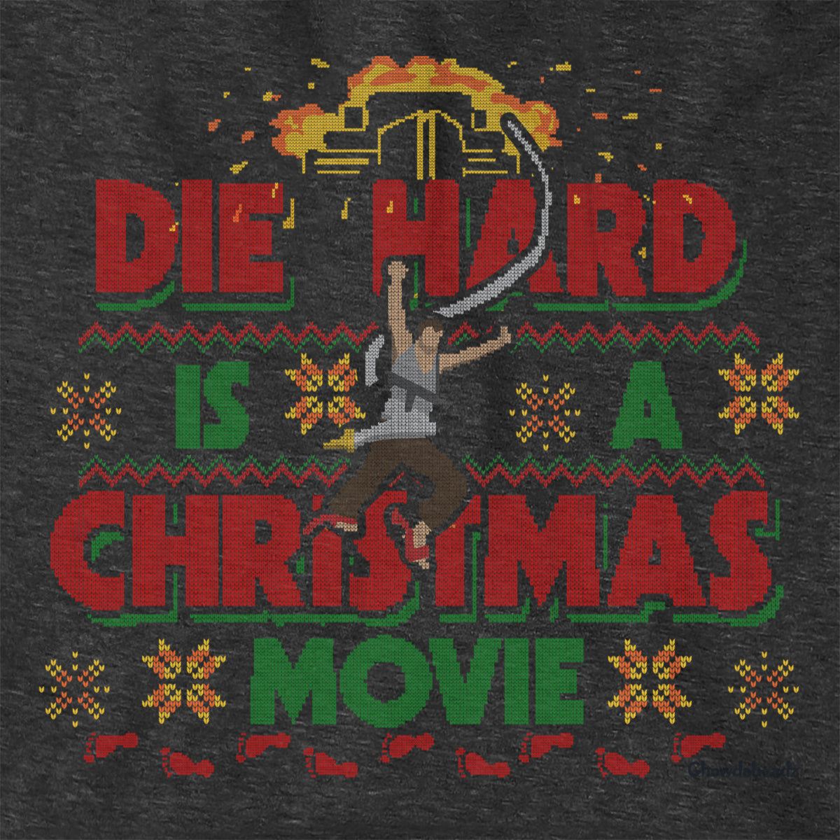 Die Hard Is A Christmas Movie Hoodie product image 2