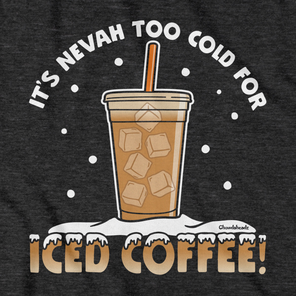 It's Nevah Too Cold For Iced Coffee Hoodie product image 4
