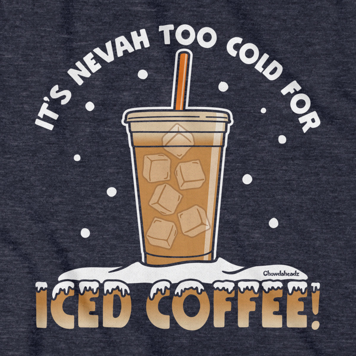 It's Nevah Too Cold For Iced Coffee Hoodie product image 2