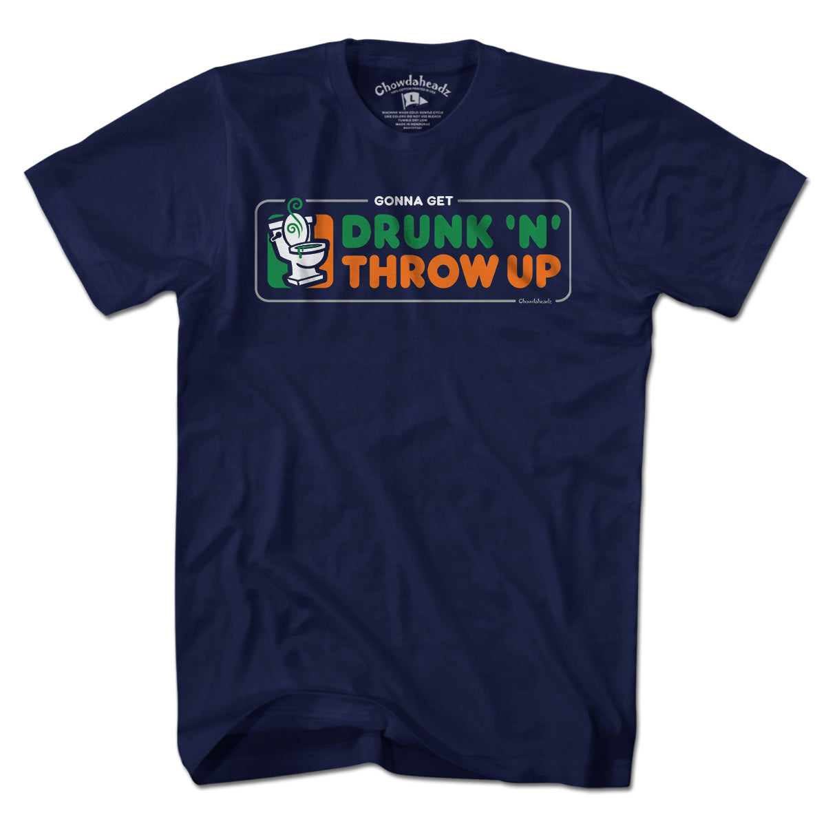 Drunk 'N' Throw Up St. Paddy's Day T-Shirt product image 1