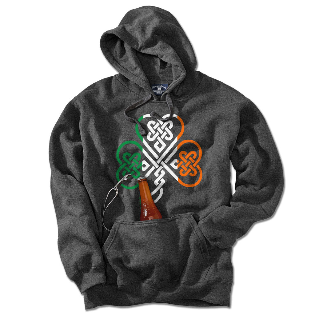 Irish Knot Shamrock Tailgater Hoodie product image 1