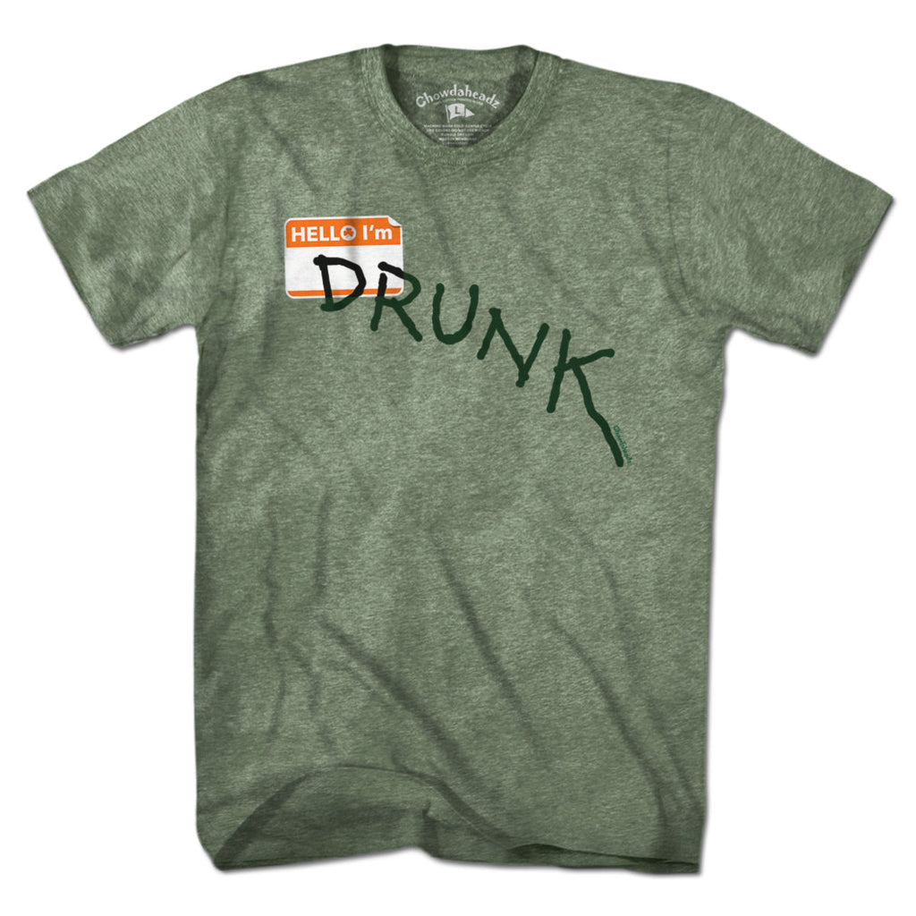 Hello I'm Drunk Sticker St. Paddy's Day T-Shirt
