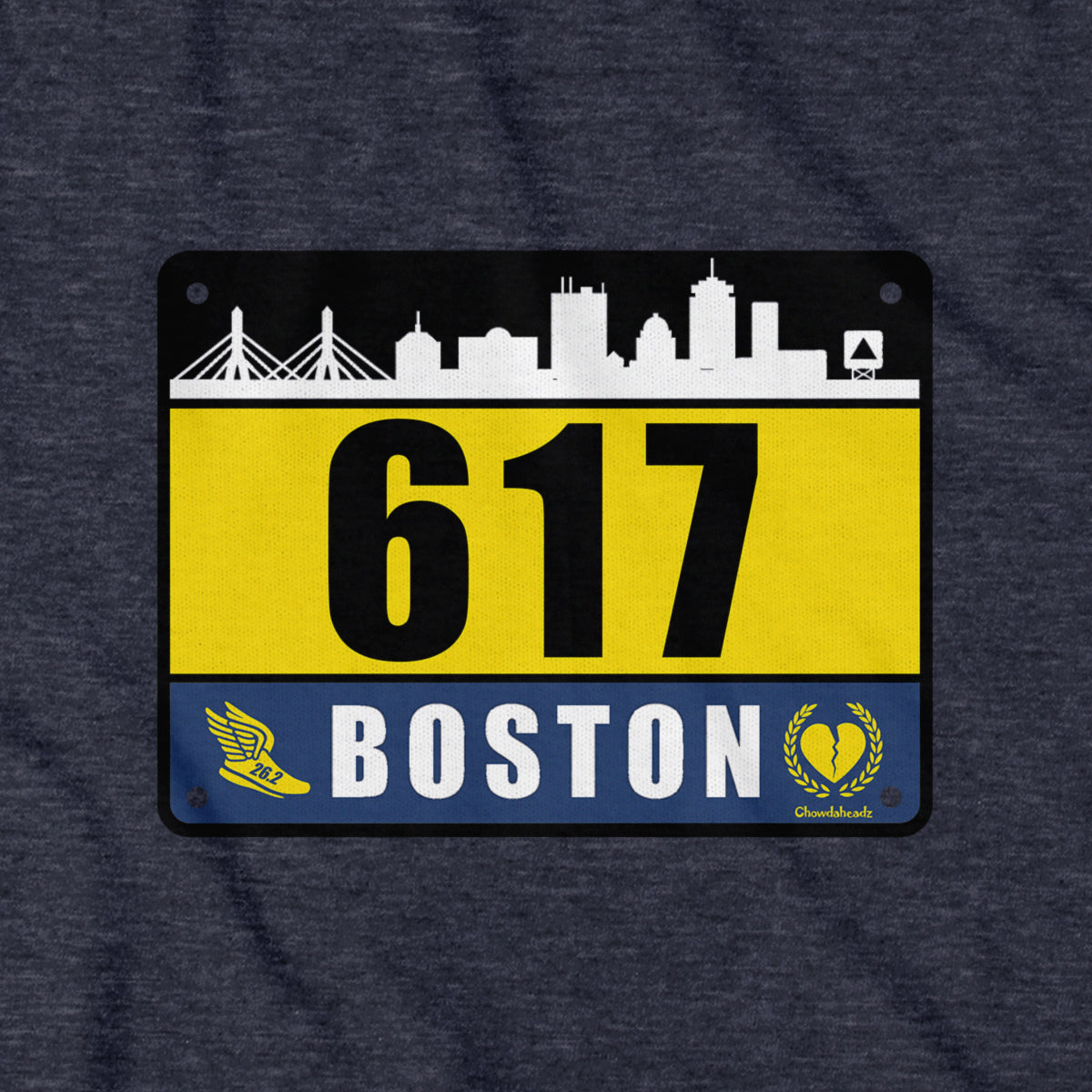 617 Boston Race Bib T-Shirt product image 4