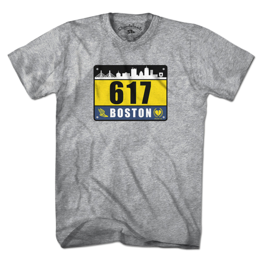617 Boston Race Bib T-Shirt product image 1