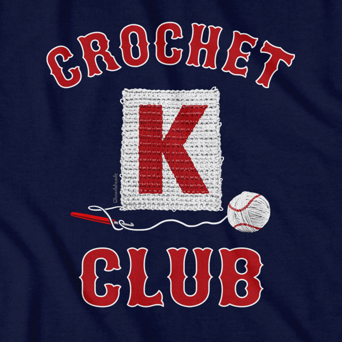 Crochet K Club Baseball T-Shirt product image 2