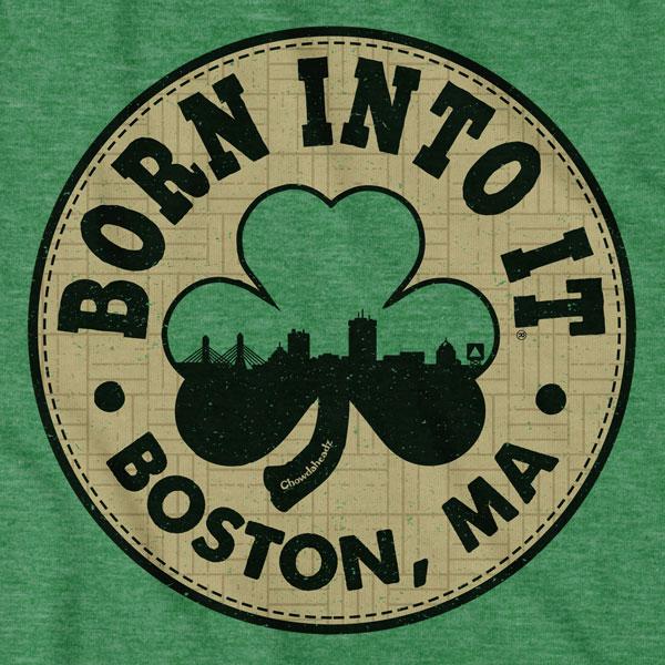 Born Into It Boston Shamrock T-Shirt product image 2