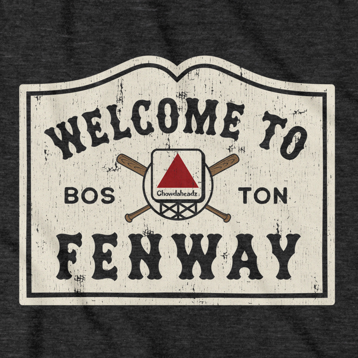 Welcome To Fenway Vintage Sign T-Shirt product image 6
