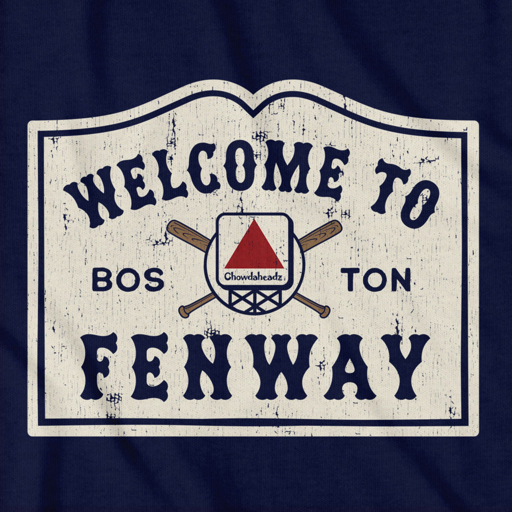 Welcome To Fenway Vintage Sign T-Shirt product image 2