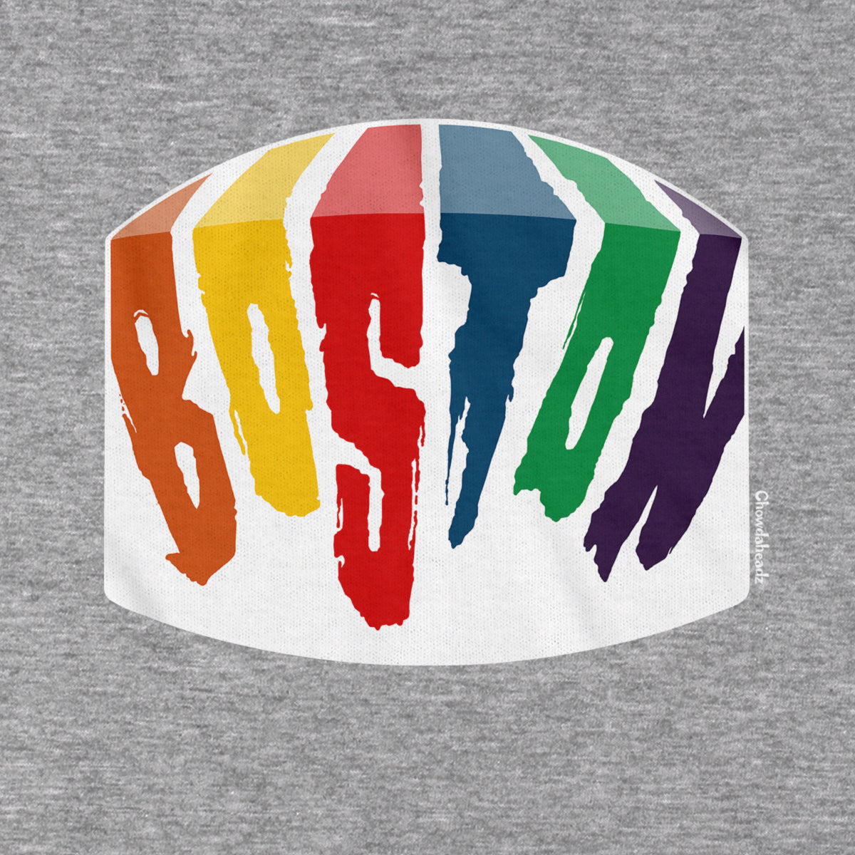 Boston Rainbow Paint Hoodie product image 4
