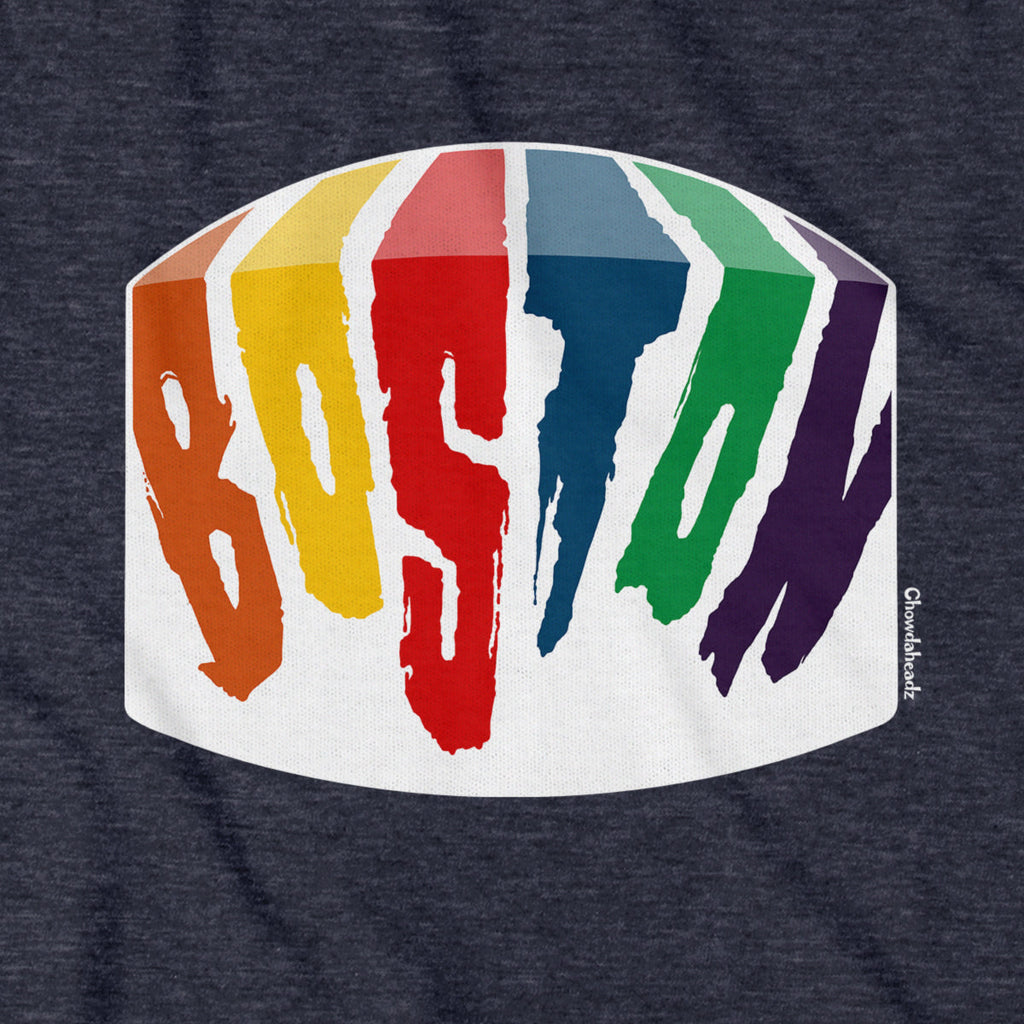 Boston Rainbow Paint T-Shirt product image 2