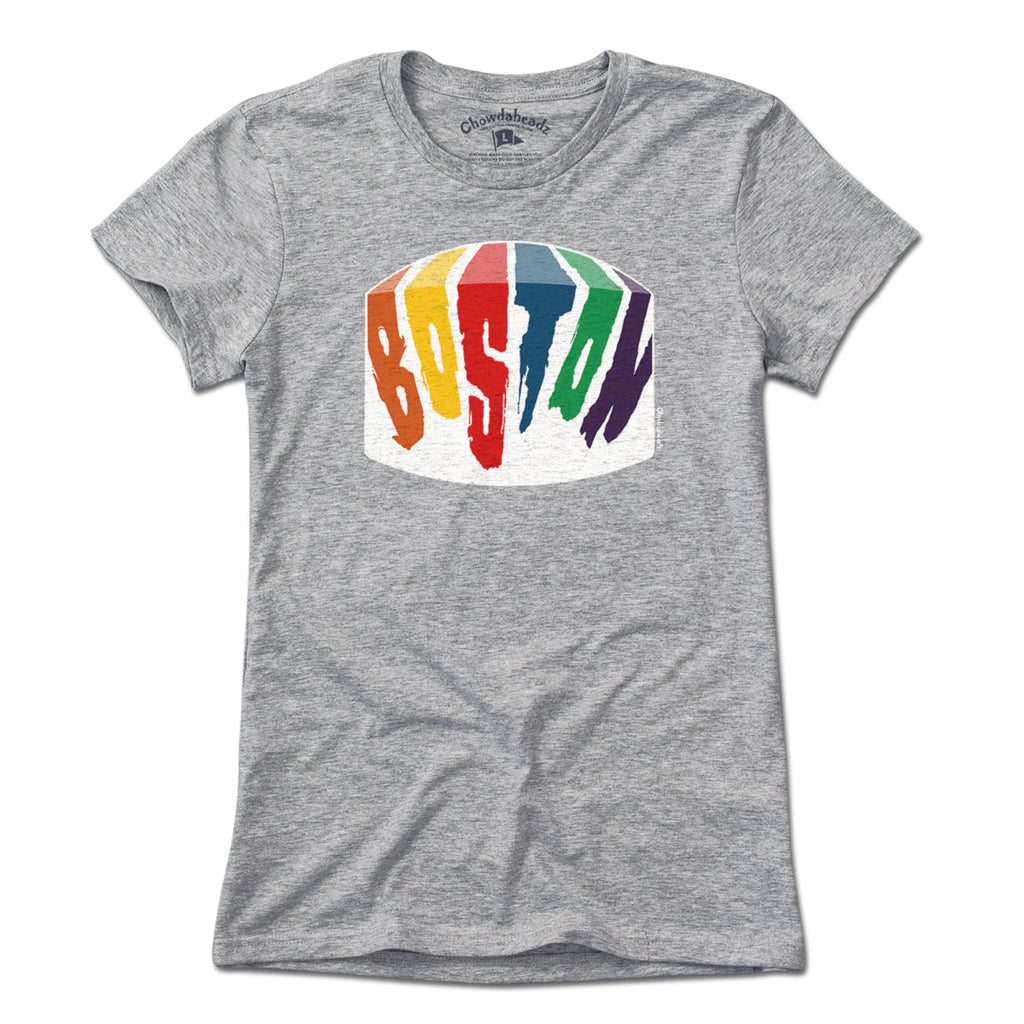 Boston Rainbow Paint T-Shirt product image 7