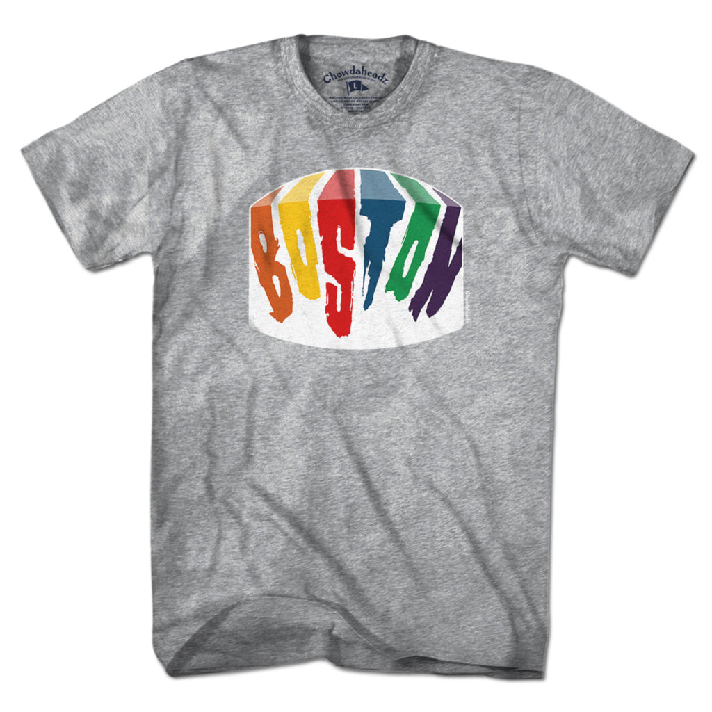 Boston Rainbow Paint T-Shirt product image 4