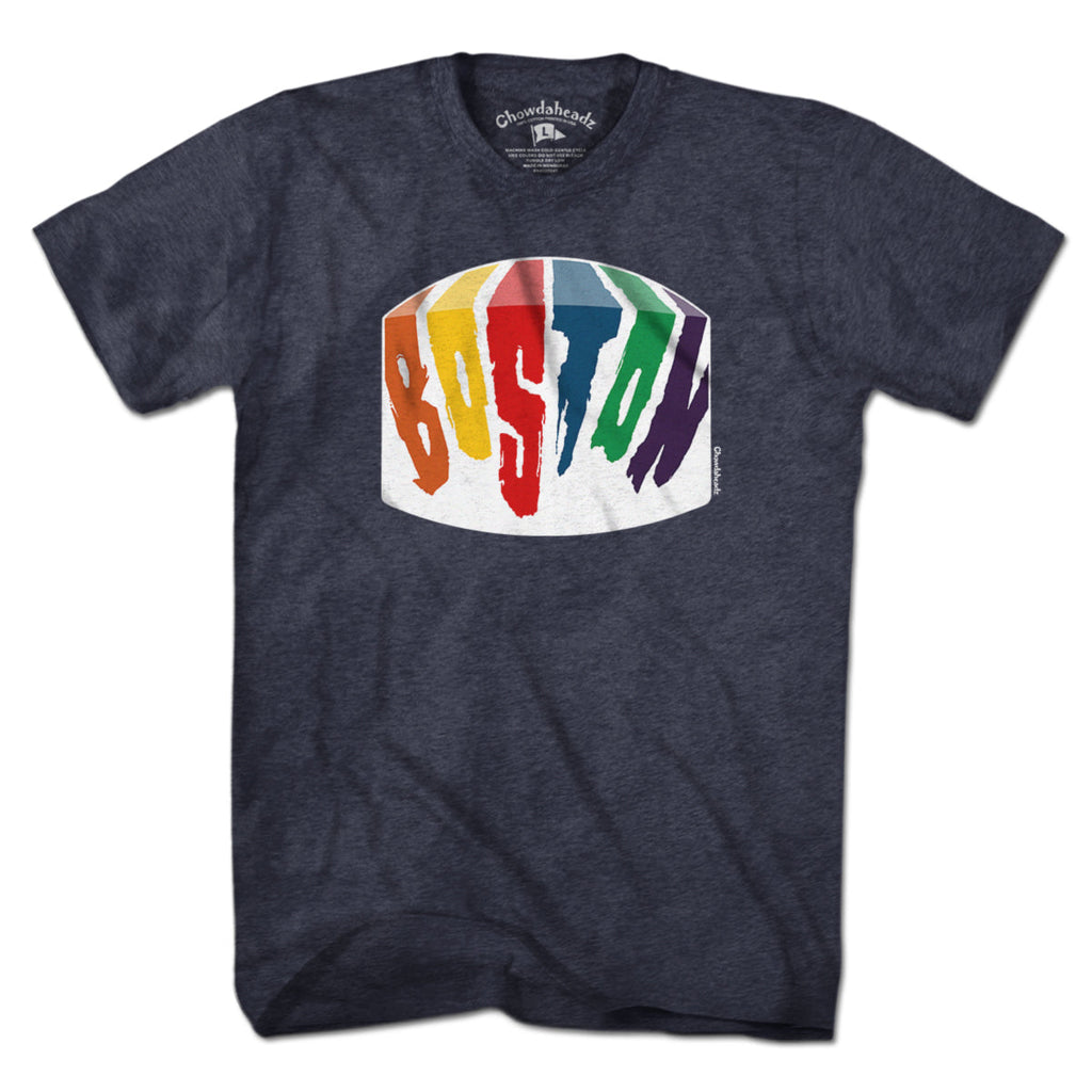 Boston Rainbow Paint T-Shirt product image 1