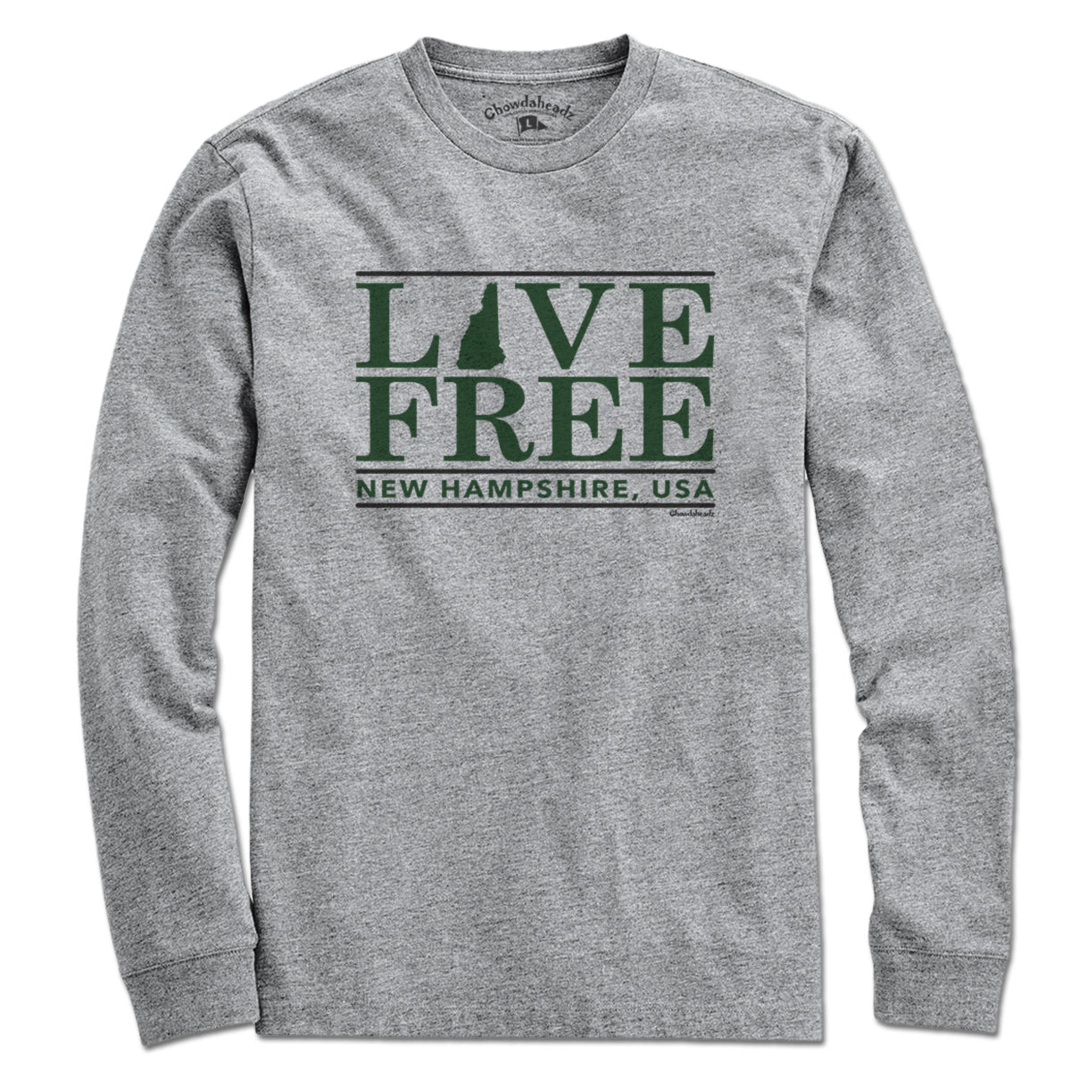 Live Free New Hampshire Bar T-Shirt product image 3