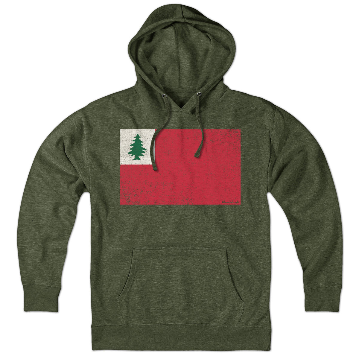 Vintage New England Flag Hoodie product image 3
